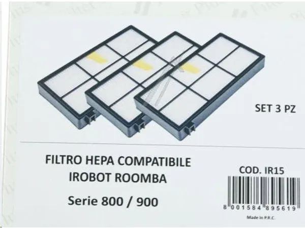 KIT FILTRES (3 p.) POUR I ROBOT ROOMBA SERIE 800 / 900