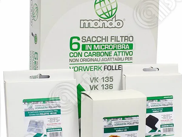 KIT SACS + FILTRES ASPIRATEUR VORWERK FOLLETTO